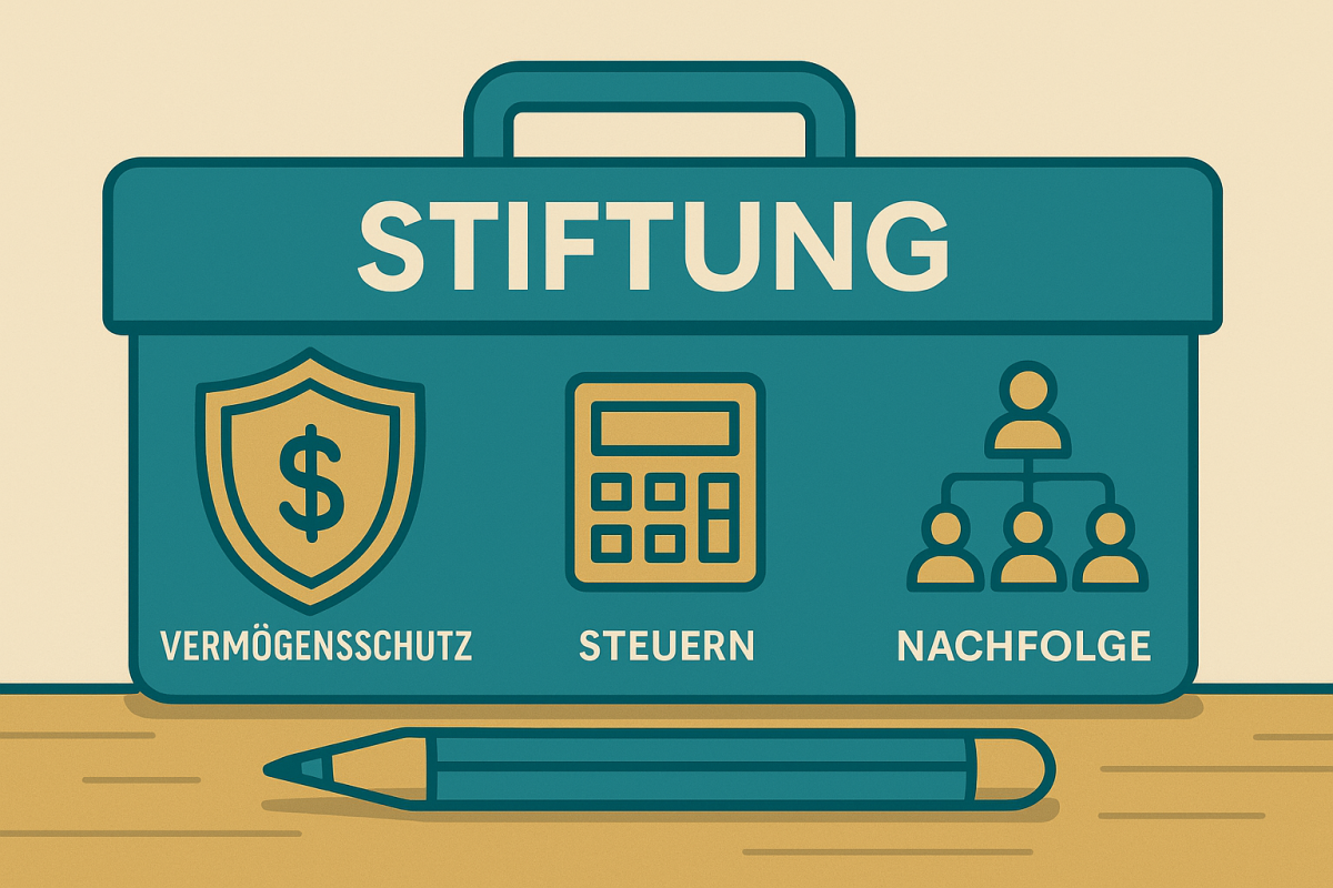 2025.03 - Werkzeug Stiftung: So verbinden Sie Vermögensschutz, Steuer­optimierung und Nachfolge­planung